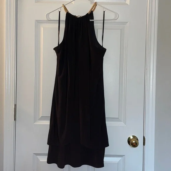 Gold Neck Kensie Dress